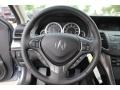 2013 Acura TSX Ebony Interior Steering Wheel Photo
