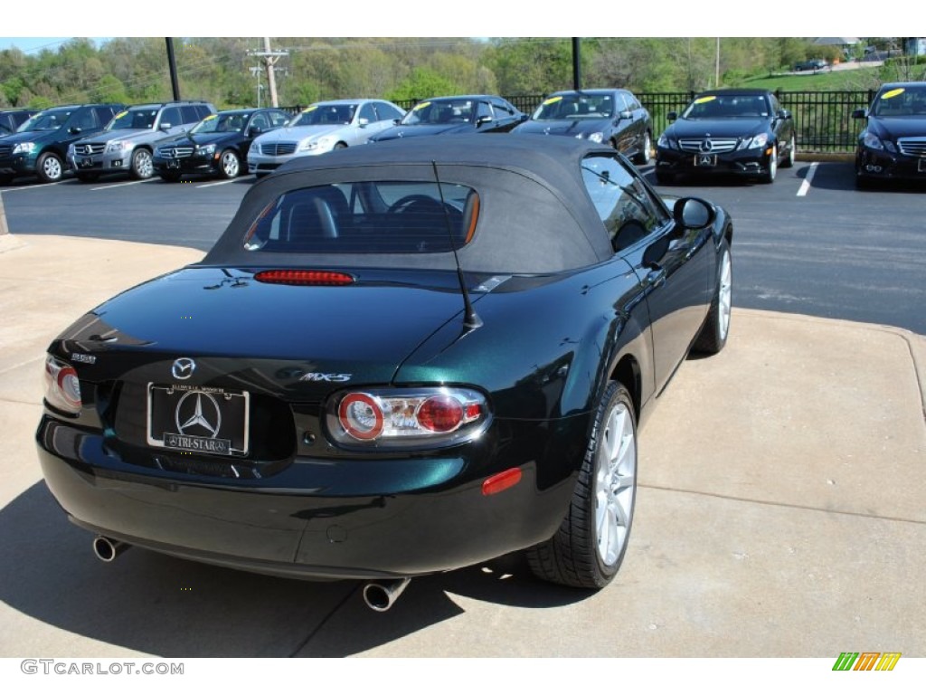 2008 MX-5 Miata Touring Roadster - Highland Green / Black photo #14