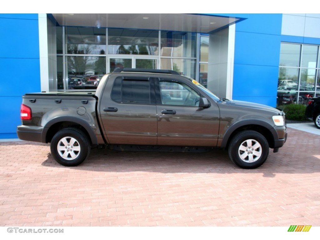 Stone Green Metallic 2008 Ford Explorer Sport Trac XLT 4x4 Exterior Photo #80397199
