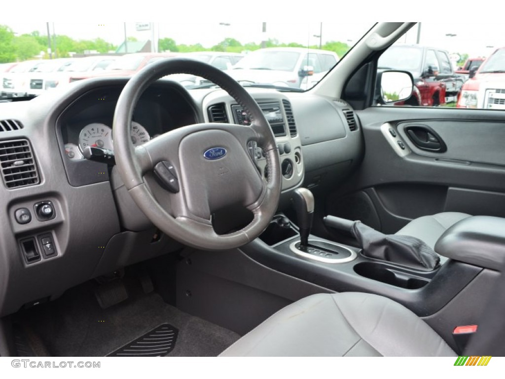 2006 Ford Escape Hybrid Medium/Dark Flint Dashboard Photo #80397481