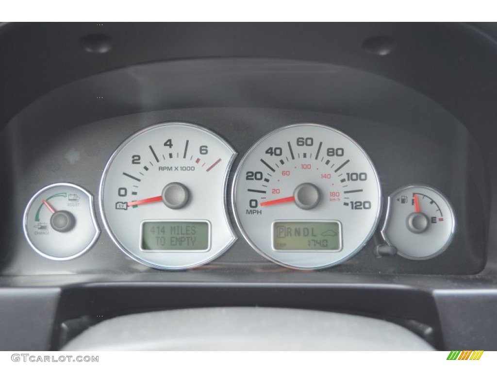 2006 Ford Escape Hybrid Gauges Photo #80397784