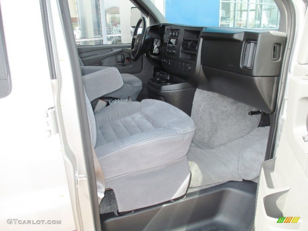 2009 Express 2500 Extended Passenger Conversion - Silver Birch Metallic / Medium Pewter photo #6