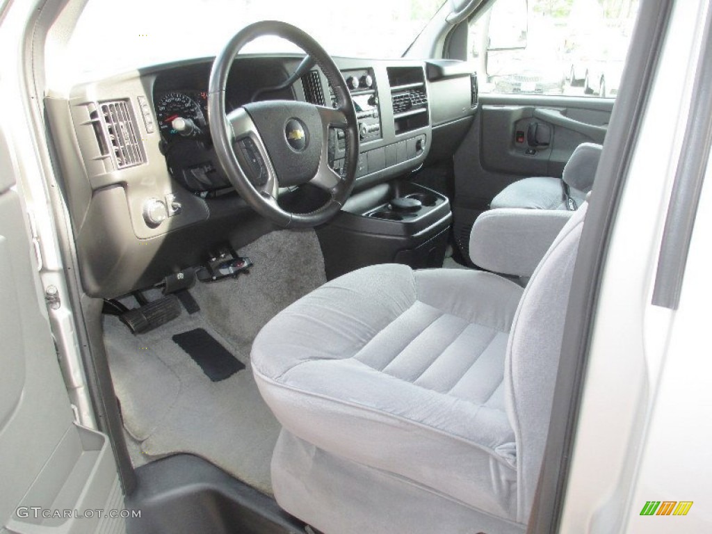 2009 Express 2500 Extended Passenger Conversion - Silver Birch Metallic / Medium Pewter photo #18