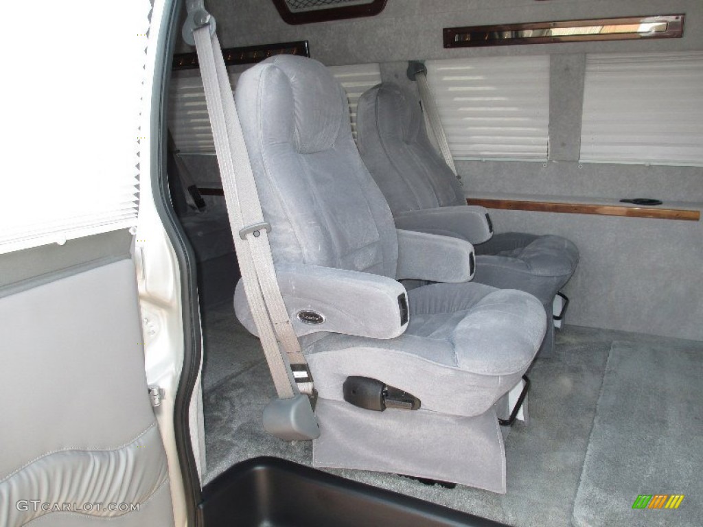 2009 Express 2500 Extended Passenger Conversion - Silver Birch Metallic / Medium Pewter photo #20