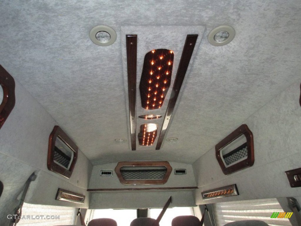2009 Express 2500 Extended Passenger Conversion - Silver Birch Metallic / Medium Pewter photo #27