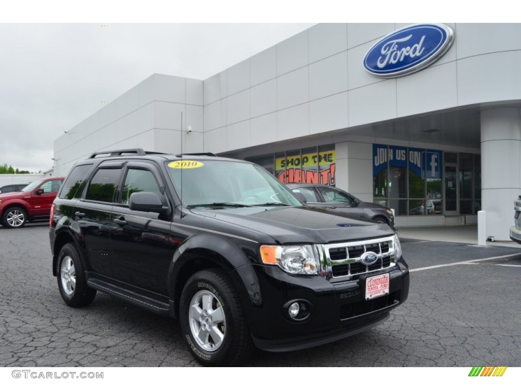 2010 Escape XLT V6 - Black / Camel photo #1