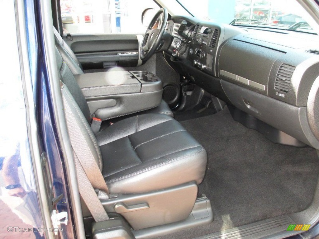 2009 Silverado 1500 LT Extended Cab 4x4 - Imperial Blue Metallic / Ebony photo #7