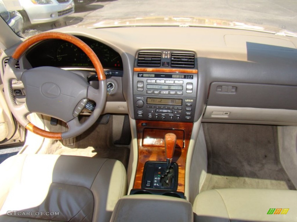 2000 Lexus LS 400 Ivory Dashboard Photo #80398827