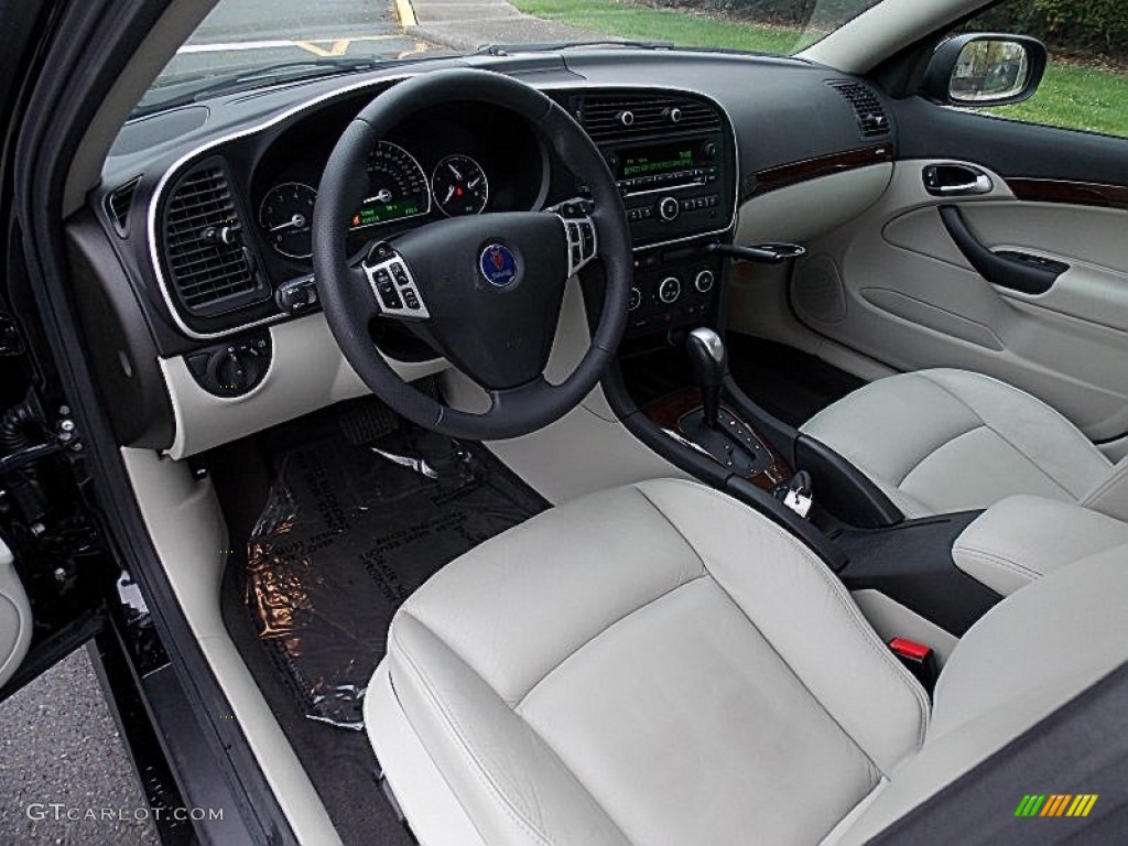 Parchment Interior 2011 Saab 9-3 2.0T Sport Sedan Photo #80399917