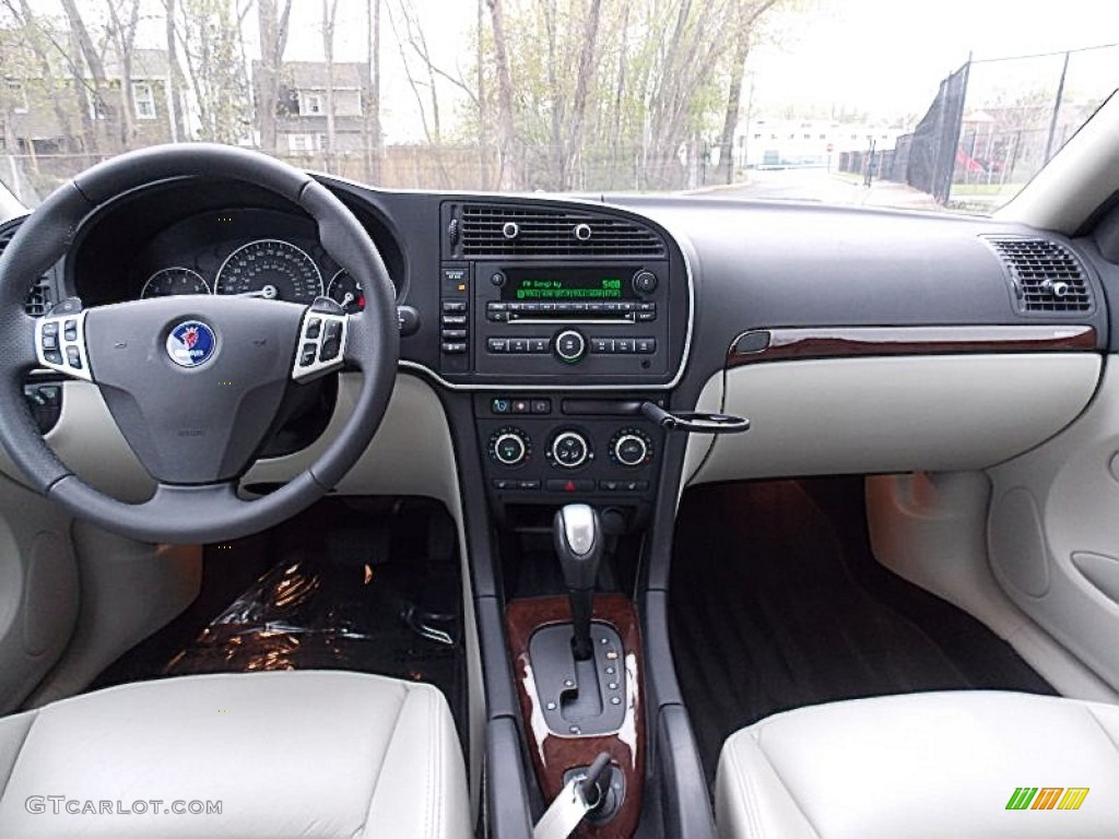 2011 Saab 9-3 2.0T Sport Sedan Parchment Dashboard Photo #80399947