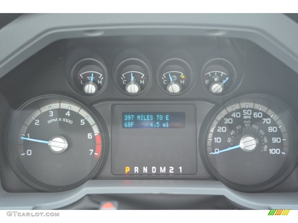 2013 Ford F250 Super Duty XL Crew Cab Gauges Photo #80400013