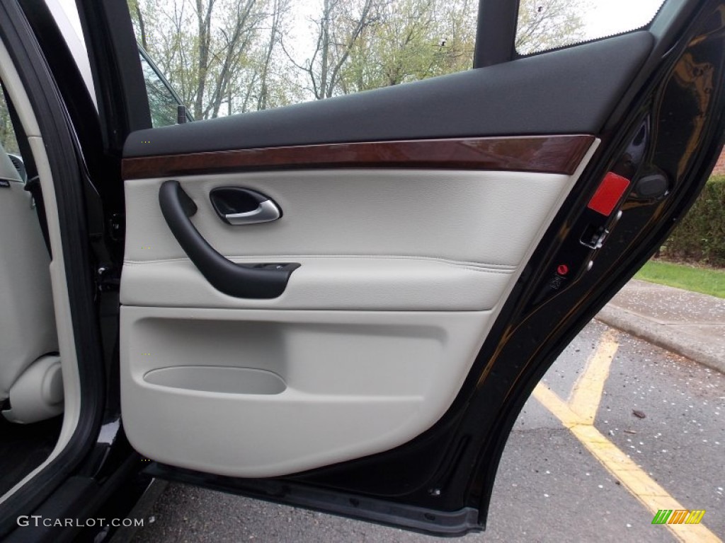 2011 Saab 9-3 2.0T Sport Sedan Parchment Door Panel Photo #80400136