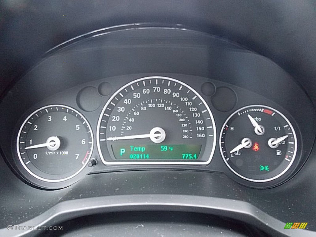 2011 Saab 9-3 2.0T Sport Sedan Gauges Photo #80400384