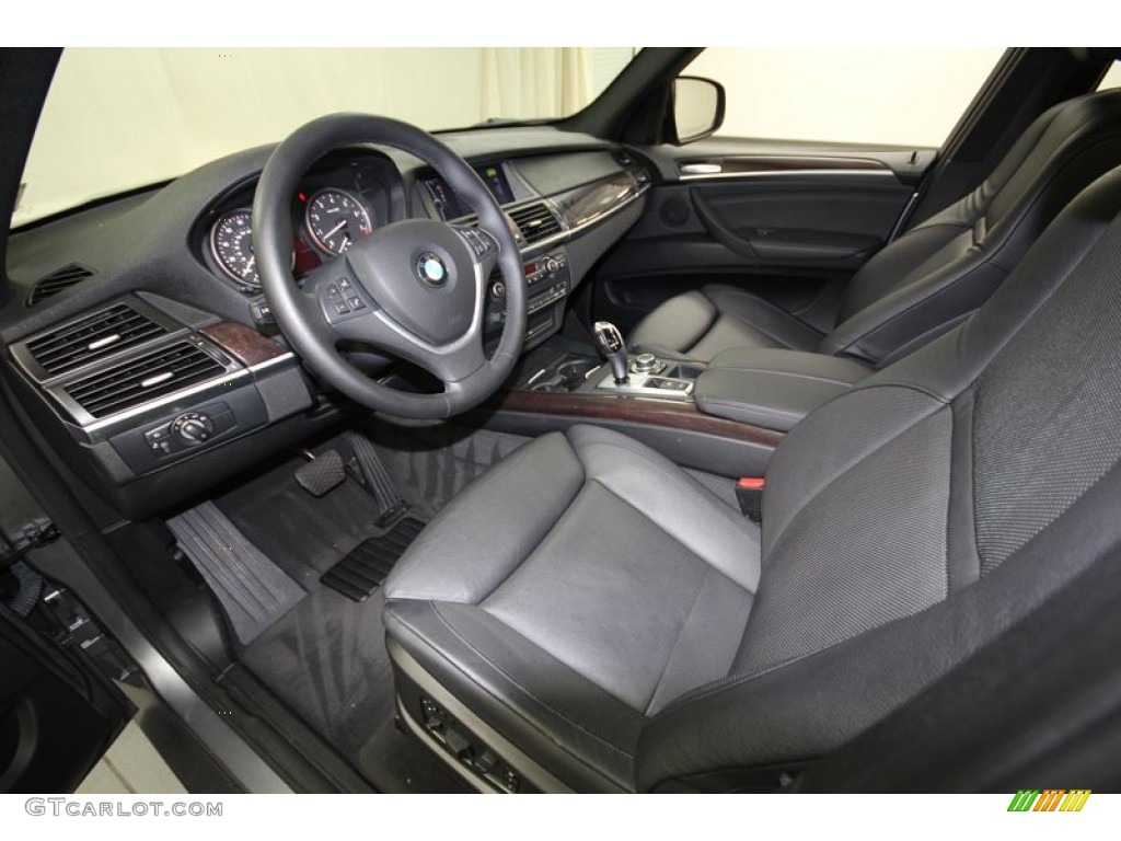 Black Interior 2011 BMW X5 xDrive 35i Photo #80400511