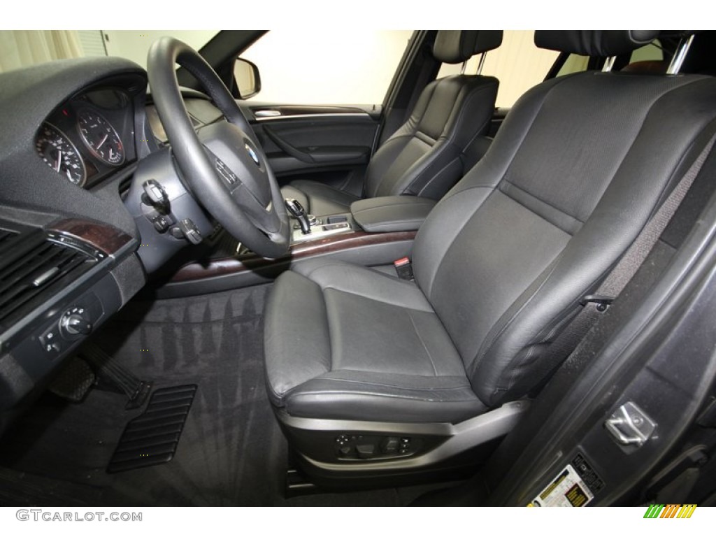 Black Interior 2011 BMW X5 xDrive 35i Photo #80400709