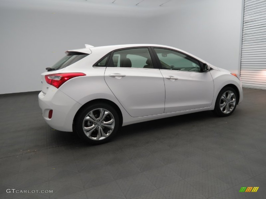 2013 Elantra GT - Monaco White / Beige photo #2