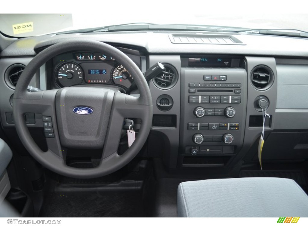 2012 F150 XL SuperCrew - Oxford White / Steel Gray photo #21