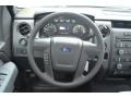 2012 Ford F150 Steel Gray Interior Steering Wheel Photo
