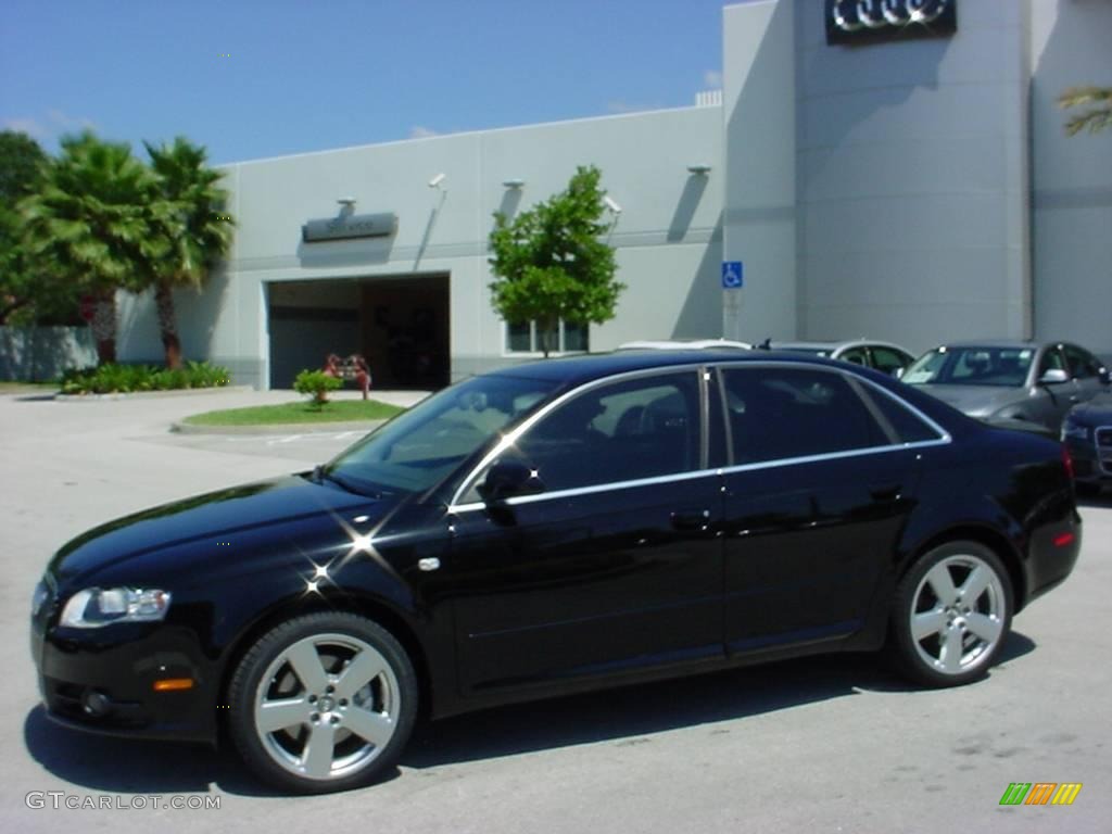 2008 A4 3.2 Sedan - Brilliant Black / Black photo #2