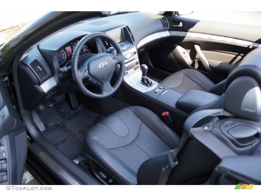 Graphite Interior 2009 Infiniti G 37 Convertible Photo #80404485