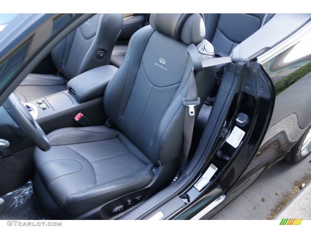 Graphite Interior 2009 Infiniti G 37 Convertible Photo #80404579