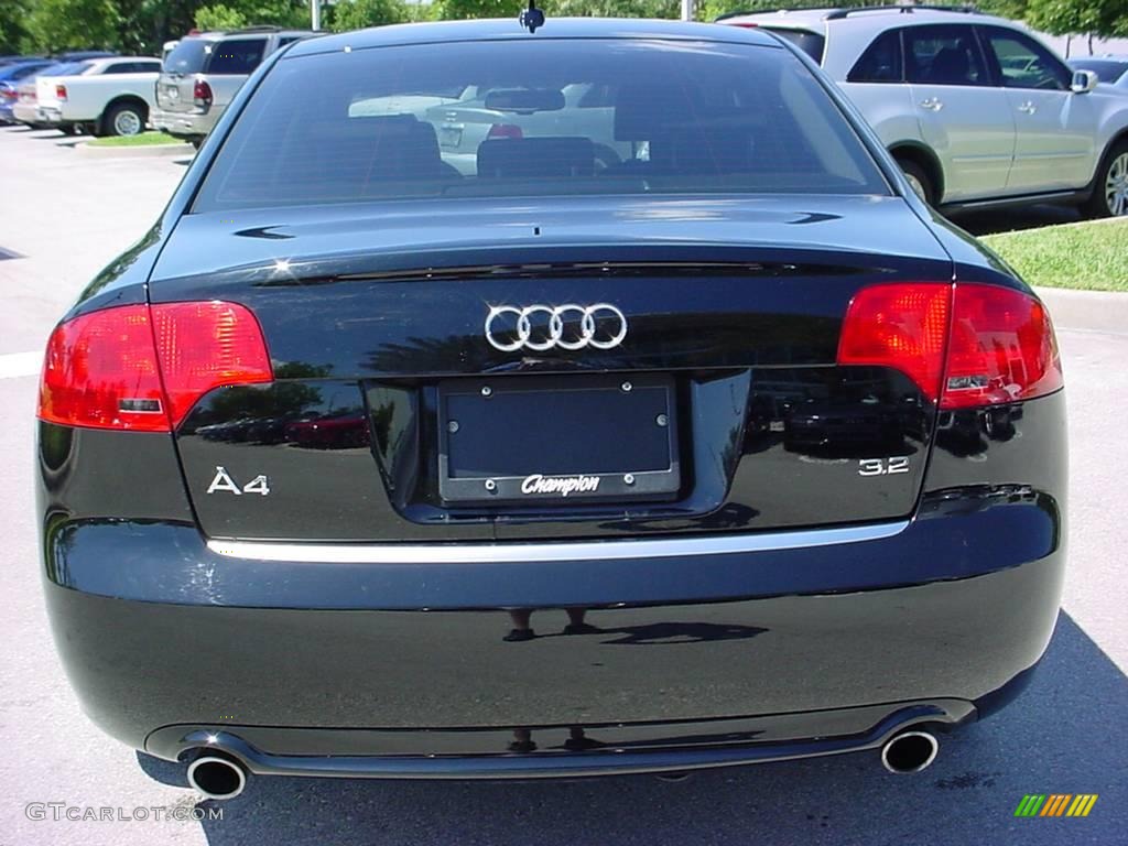 2008 A4 3.2 Sedan - Brilliant Black / Black photo #4