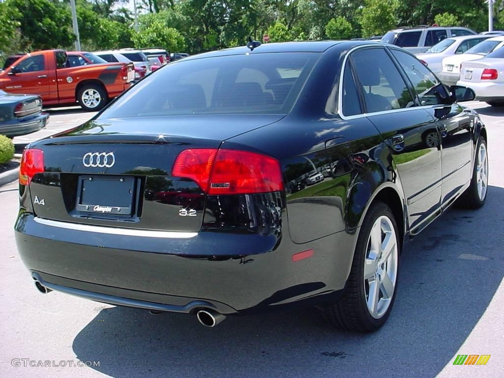 2008 A4 3.2 Sedan - Brilliant Black / Black photo #5