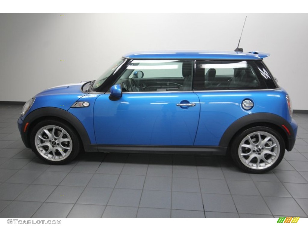 Laser Blue Metallic 2009 Mini Cooper S Hardtop Exterior Photo #80404928