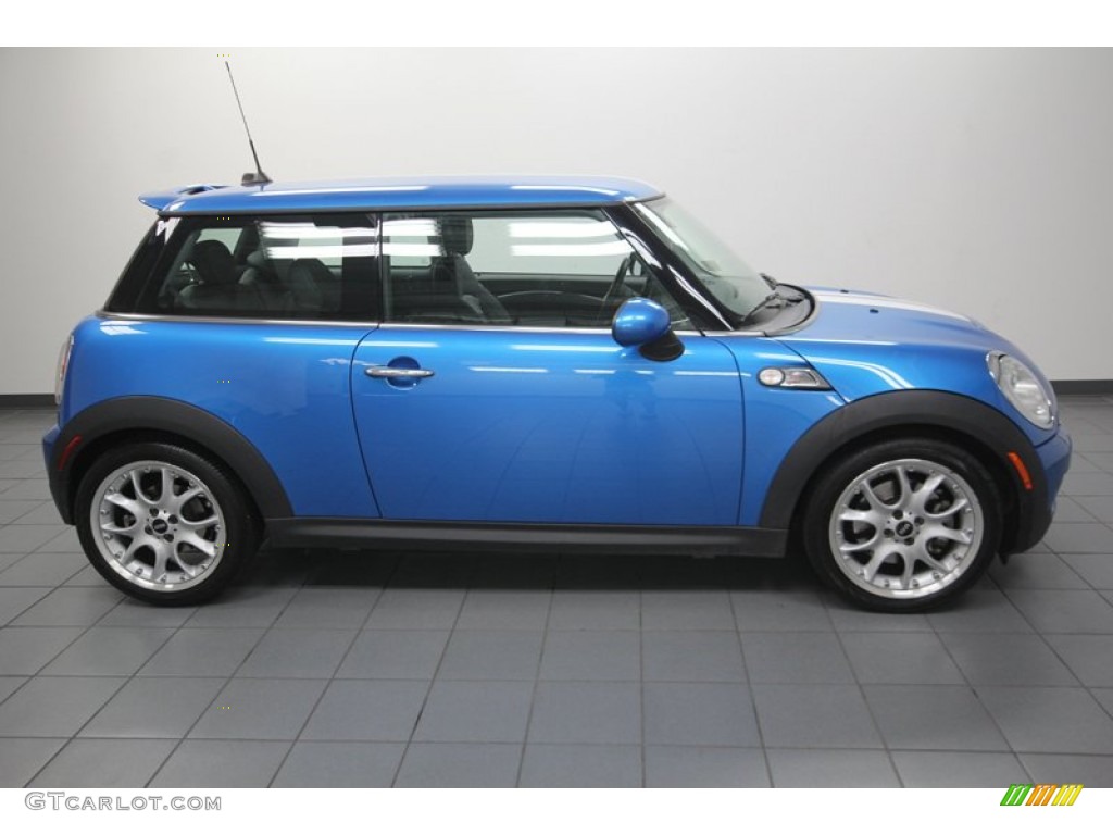 Laser Blue Metallic 2009 Mini Cooper S Hardtop Exterior Photo #80405049