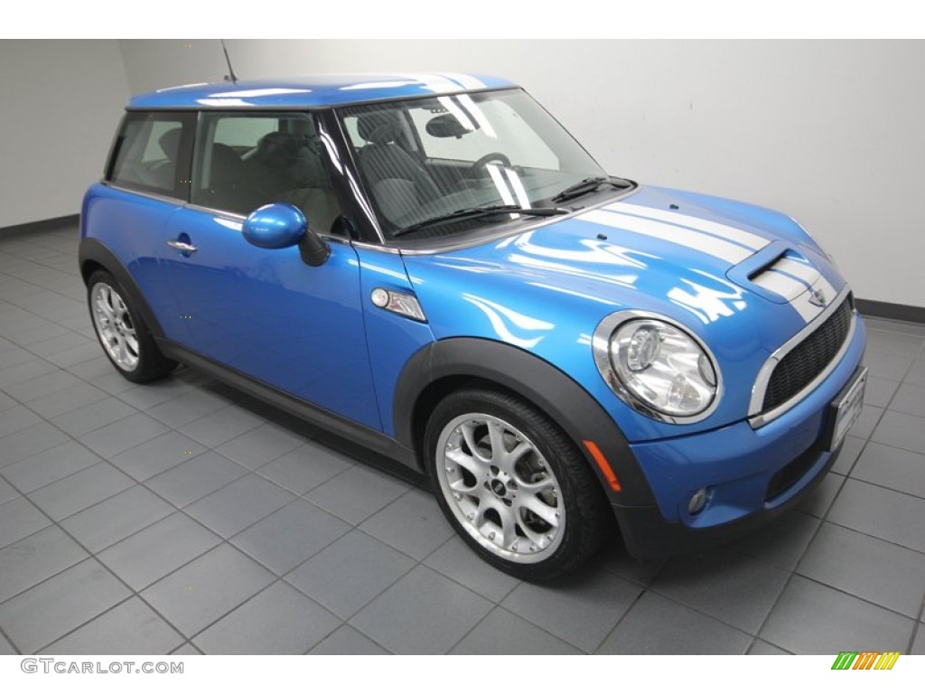 Laser Blue Metallic 2009 Mini Cooper S Hardtop Exterior Photo #80405068