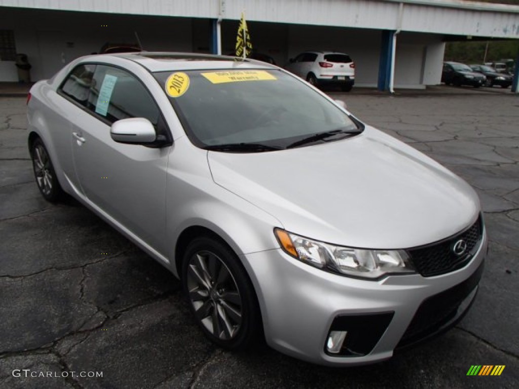 Bright Silver Metallic 2013 Kia Forte Koup SX Exterior Photo #80406876