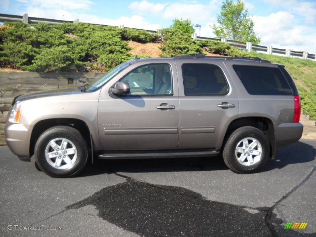 2013 Yukon SLE - Mocha Steel Metallic / Cocoa/Light Cashmere photo #2