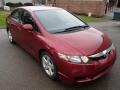 2011 Tango Red Pearl Honda Civic LX-S Sedan  photo #2