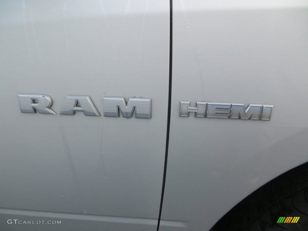 2010 Ram 1500 Lone Star Quad Cab - Bright Silver Metallic / Dark Slate/Medium Graystone photo #16