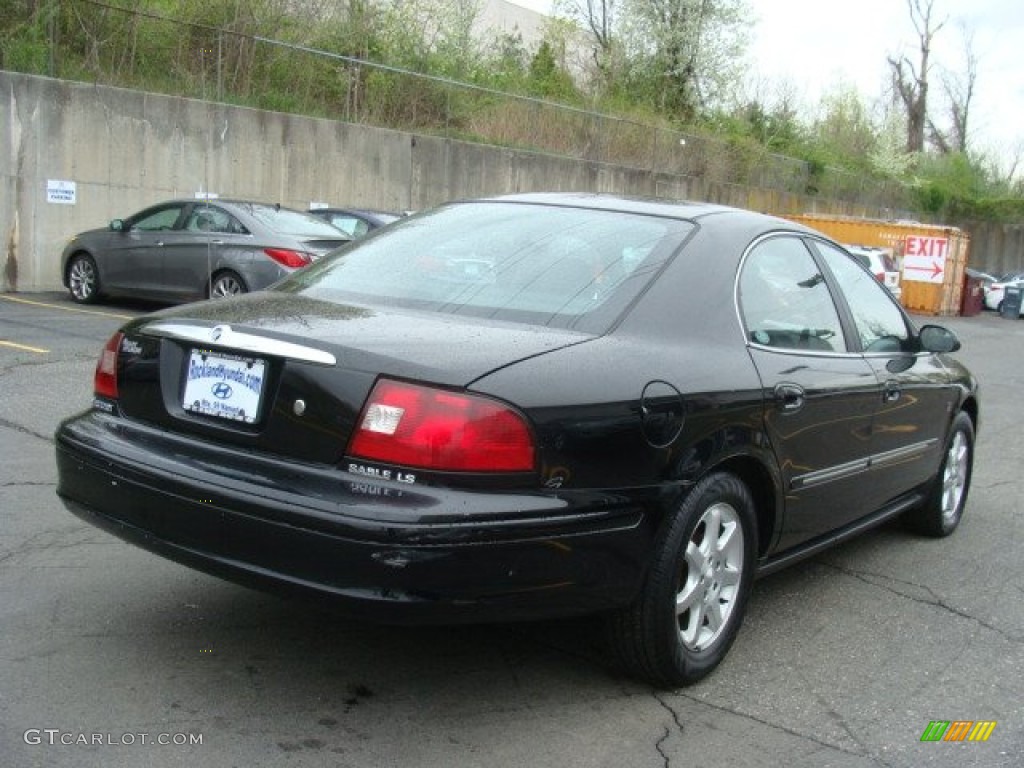 2002 Sable LS Premium Sedan - Black / Dark Charcoal photo #4