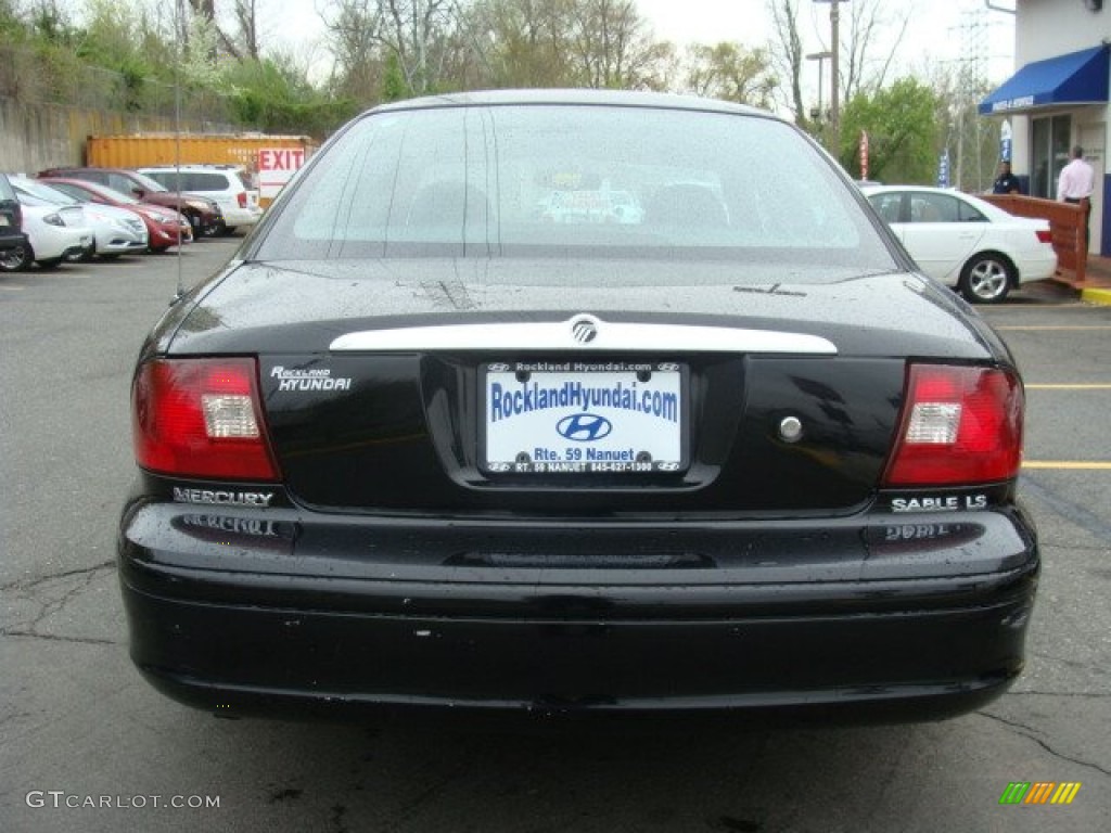 2002 Sable LS Premium Sedan - Black / Dark Charcoal photo #5