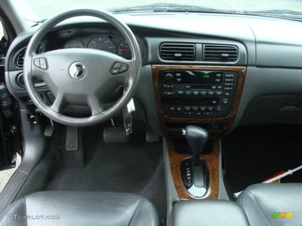 2002 Mercury Sable LS Premium Sedan Dark Charcoal Dashboard Photo #80408743