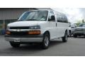 2012 Summit White Chevrolet Express LT 3500 Passenger Van  photo #2