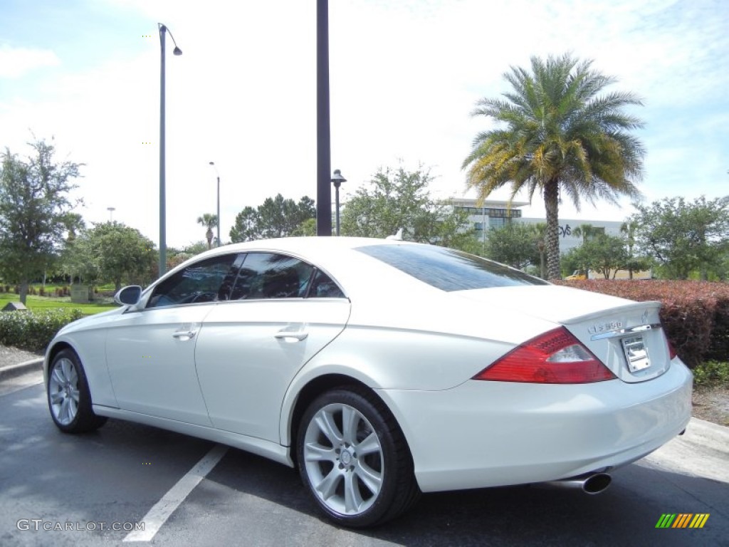 Arctic White 2008 Mercedes-Benz CLS 550 Exterior Photo #80410791