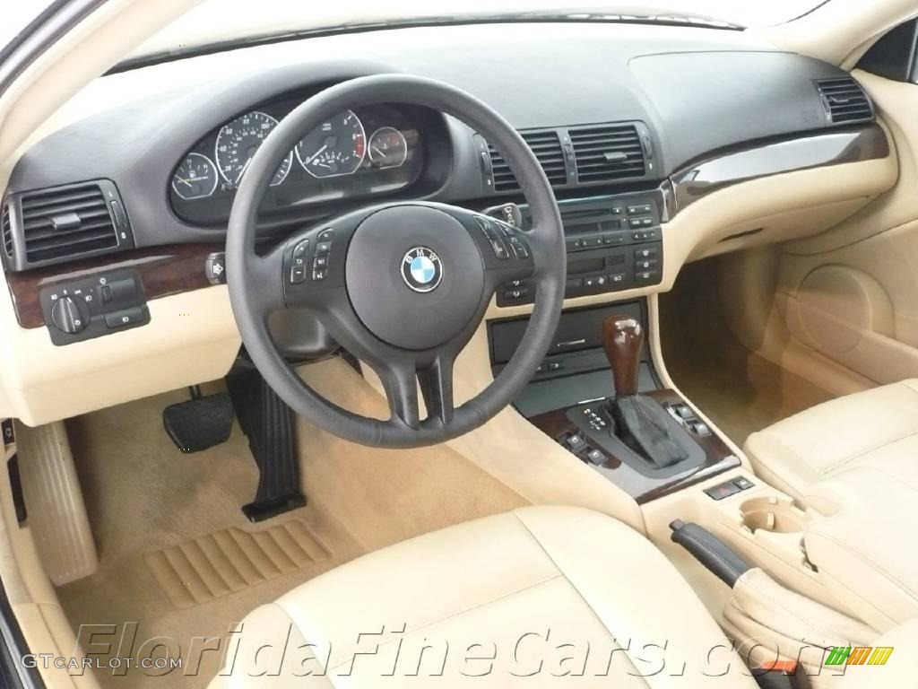 2002 3 Series 330i Coupe - Steel Grey Metallic / Sand photo #12