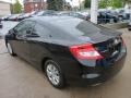 Crystal Black Pearl - Civic LX Coupe Photo No. 12