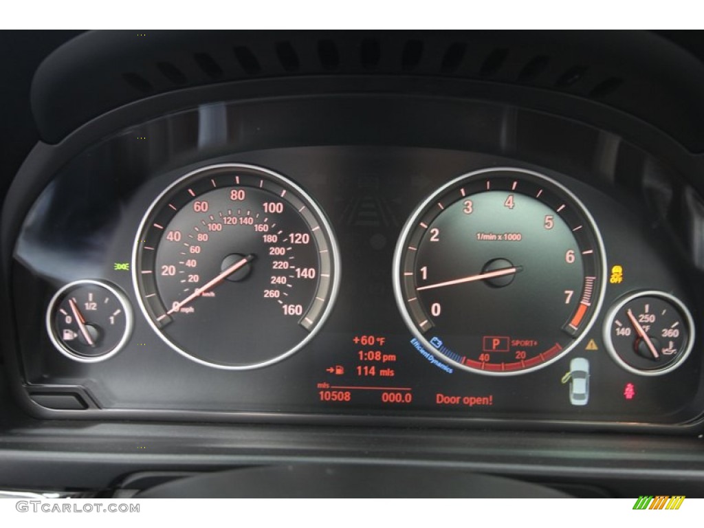 2012 BMW 5 Series 528i Sedan Gauges Photo #80412952