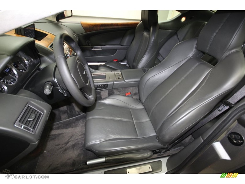 Obsidian Black Interior 2007 Aston Martin DB9 Coupe Photo #80413030