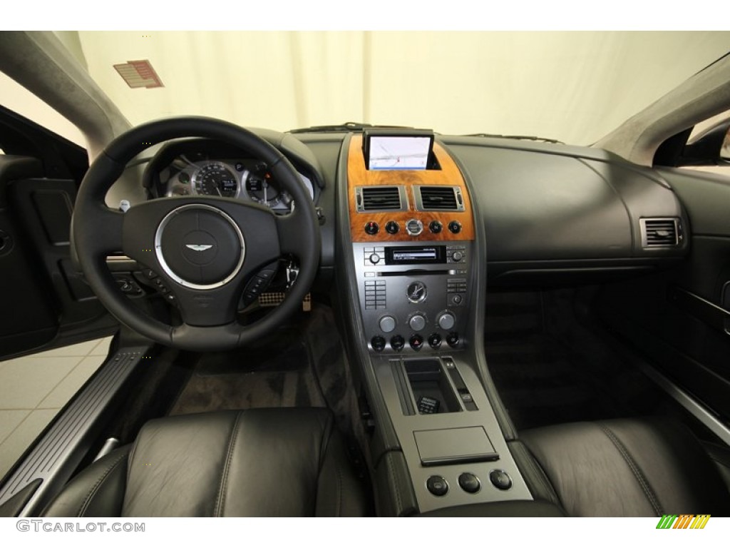 2007 Aston Martin DB9 Coupe Obsidian Black Dashboard Photo #80413051