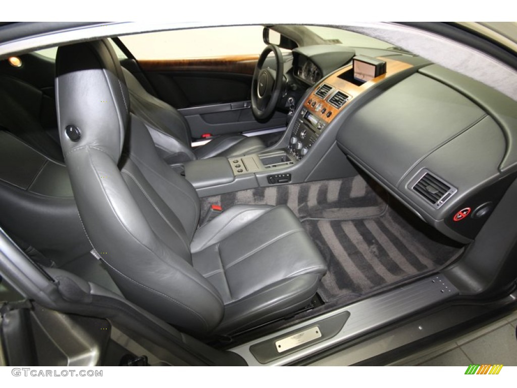 Obsidian Black Interior 2007 Aston Martin DB9 Coupe Photo #80413664