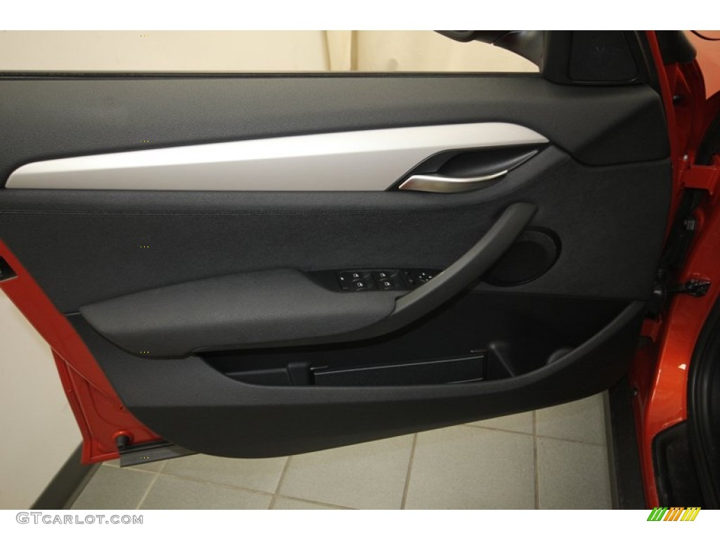2014 BMW X1 sDrive28i Black Door Panel Photo #80414152