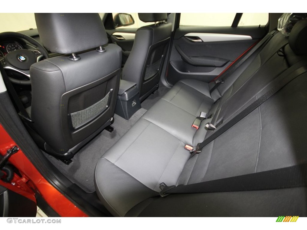 Black Interior 2014 BMW X1 sDrive28i Photo #80414417