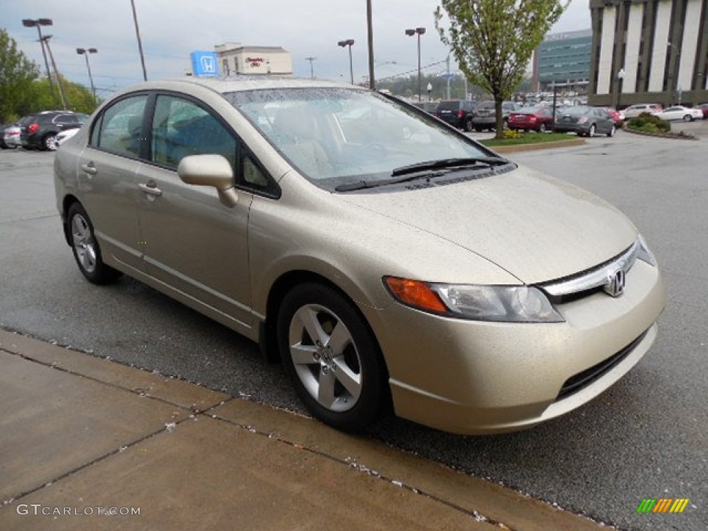 Borrego Beige Metallic 2008 Honda Civic EX Sedan Exterior Photo #80414858