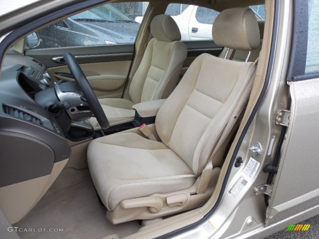 Ivory Interior 2008 Honda Civic EX Sedan Photo #80414935