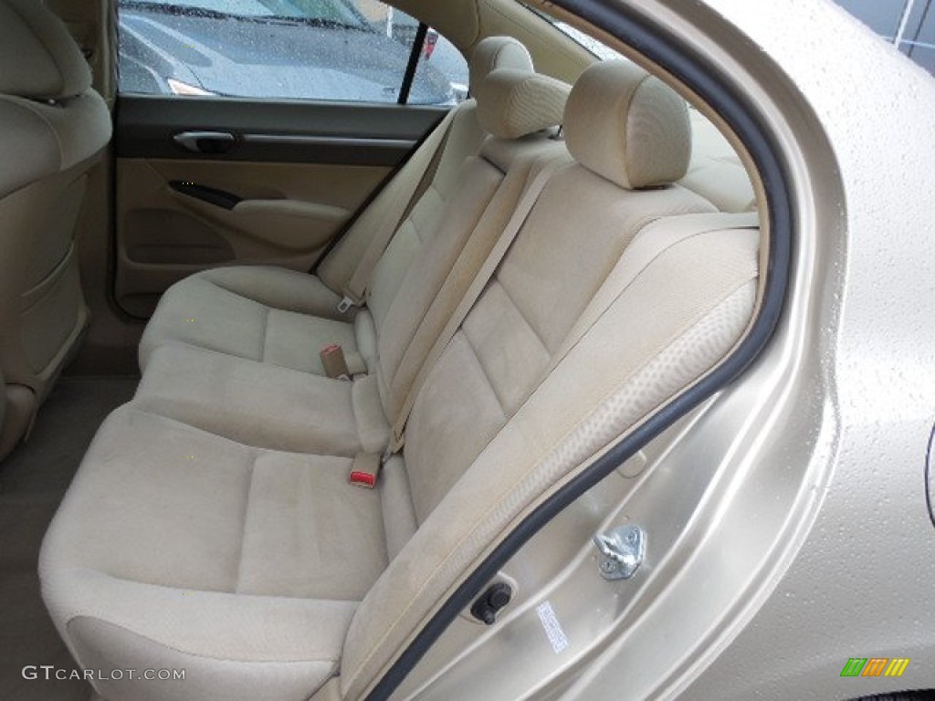 2008 Honda Civic EX Sedan Rear Seat Photo #80414952